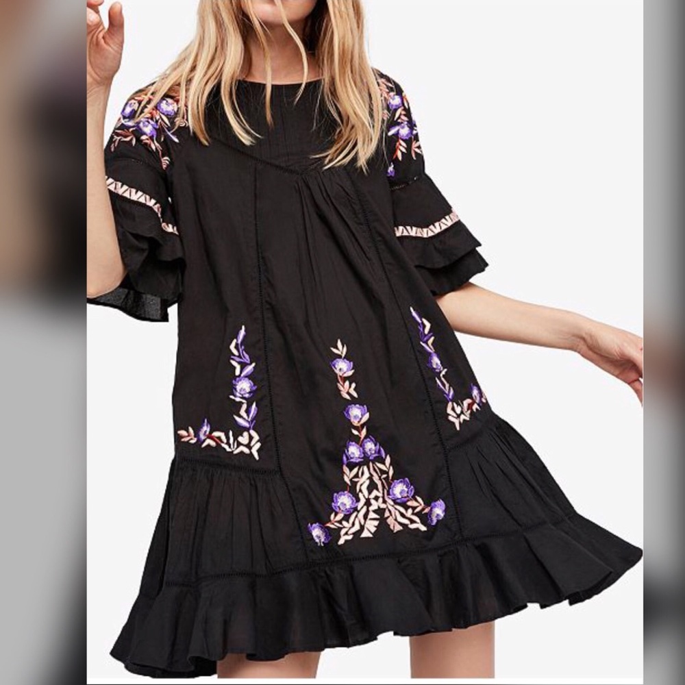 Free People Pavlo embroidered dress